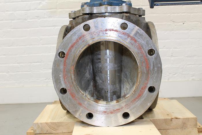 Used Dezurik 8" 3-way Air Operated Valve #43974