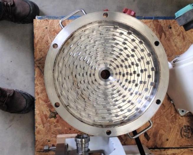 Used 14" OAKES CONTINUOUS MIXER - SANITARY S/S - 15 HP