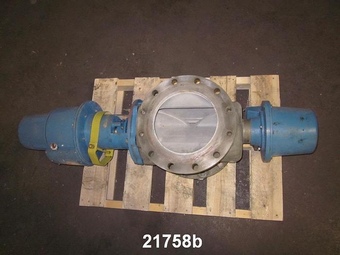 Used Dezurik  Electric Basis Weight Valve, 10", Vee Shape Valve, 155 Second Cycle Time #21758