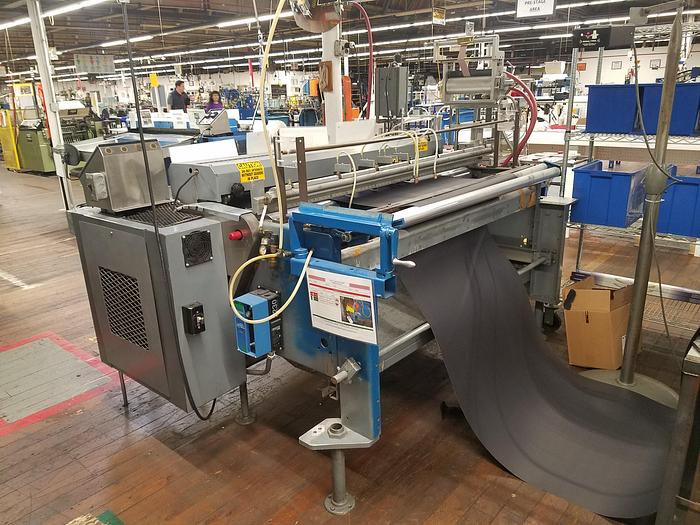 Used 60" Rosenthal Sheeter Die cutting Machine Cardboard Fast Production Shear Sheets