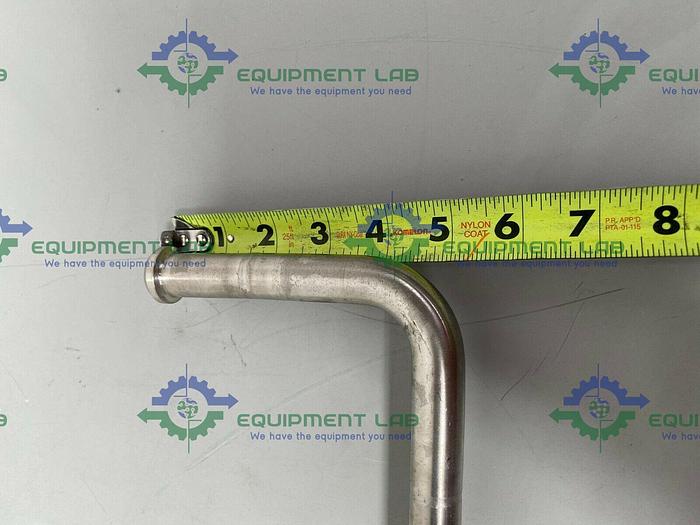 Used Leser  4854.7748 Stainless Steel Valve w/ Piping & 1 1/2" & 3/4" Sanitary Fitting