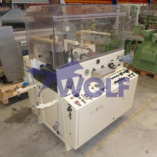 Gebraucht Überziehmaschine SOLLICH - Type TSN-420 mit Temperierung, Baujahr 1986.