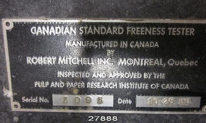Used Robert Mitchell-Canadian Standard-Freeness Tester #27888
