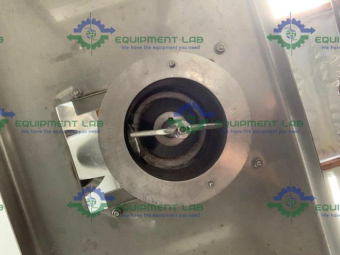 Used Custom Stainless Steel Lab Mill w/ Alpak Induction 1 HP Motor on SS Rolling Cart