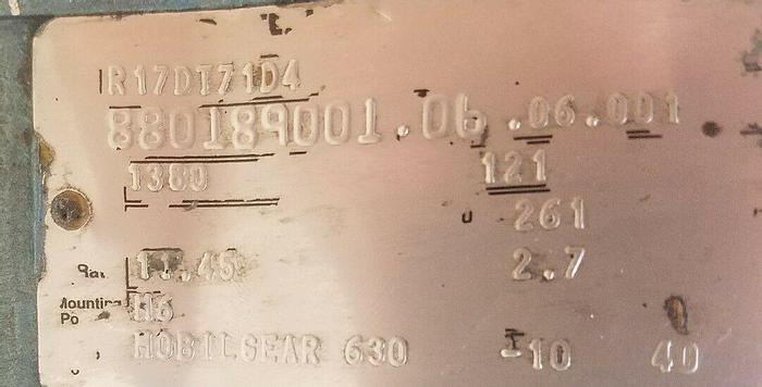 Used SEW EURODRIVE DFT71D4 l, R17D171D4