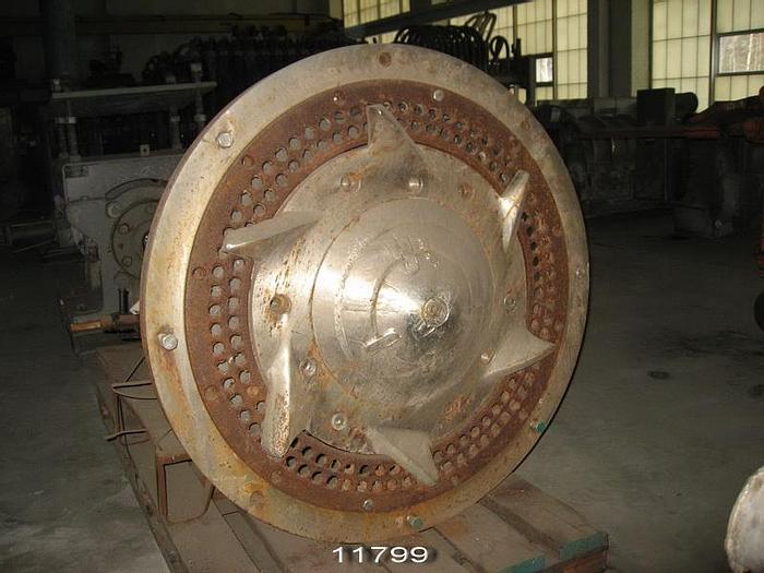 Used Beloit Jones SHARK 3695 Horizontal Pulping Element, 35" Rotor, Rotor Speed: 492 Rpm;  1" Extraction Holes.  Size B Unit. #11799