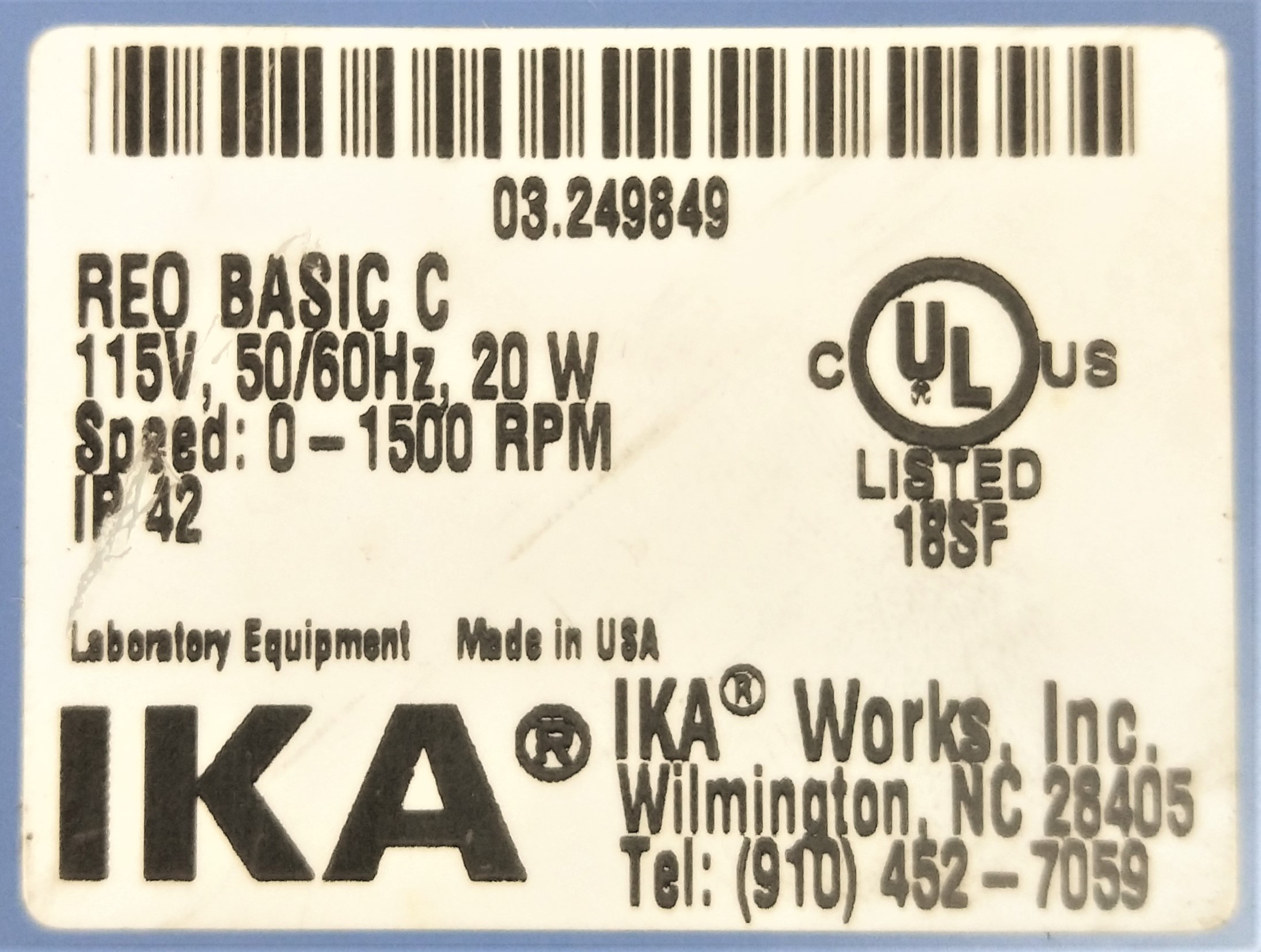 Used IKA REO Basic C Magnetic Stirrer - 5.25" Diam