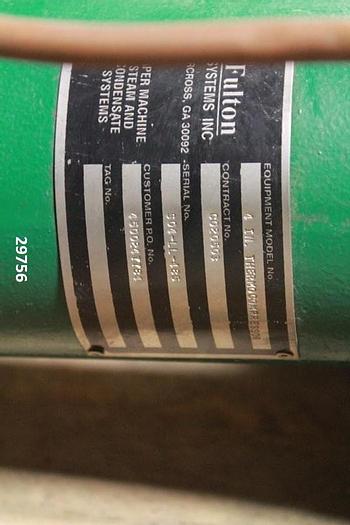 Unused Fulton Systems 4" Thermocompressor #29756