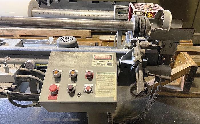 Used 60" (1.5M)  APPLETON  MDL. A-360 SEMI AUTOMATIC CORE CUTTER , 3" DIA.