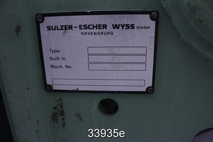Used Escher Wyss RS2-B Reject Sorter #33935