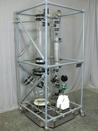 Used Sentinel Process Systems 50 Liter Gas Scrubber with Almatec diaphragm Pump