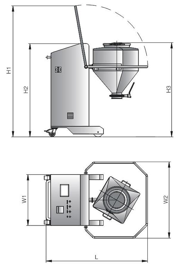 Laboratory Blender (HSD),Laboratory Blender (HSD) | TabTech GTS