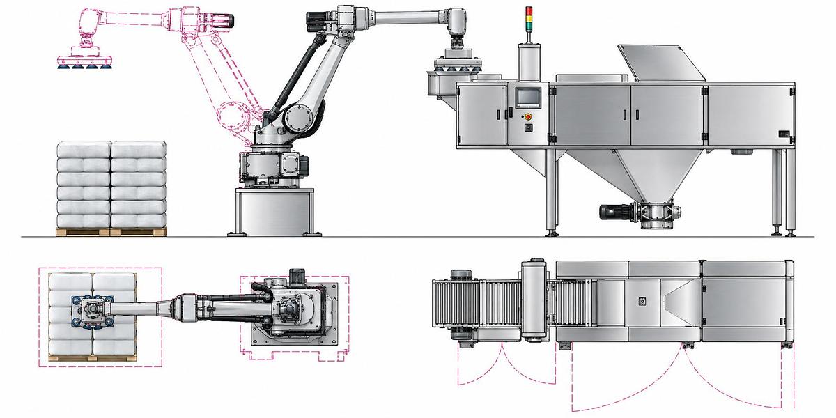 Automatic Bag Emptying Machine (FW),Automatic Bag Emptying Machine (FW) | TabTech GTS