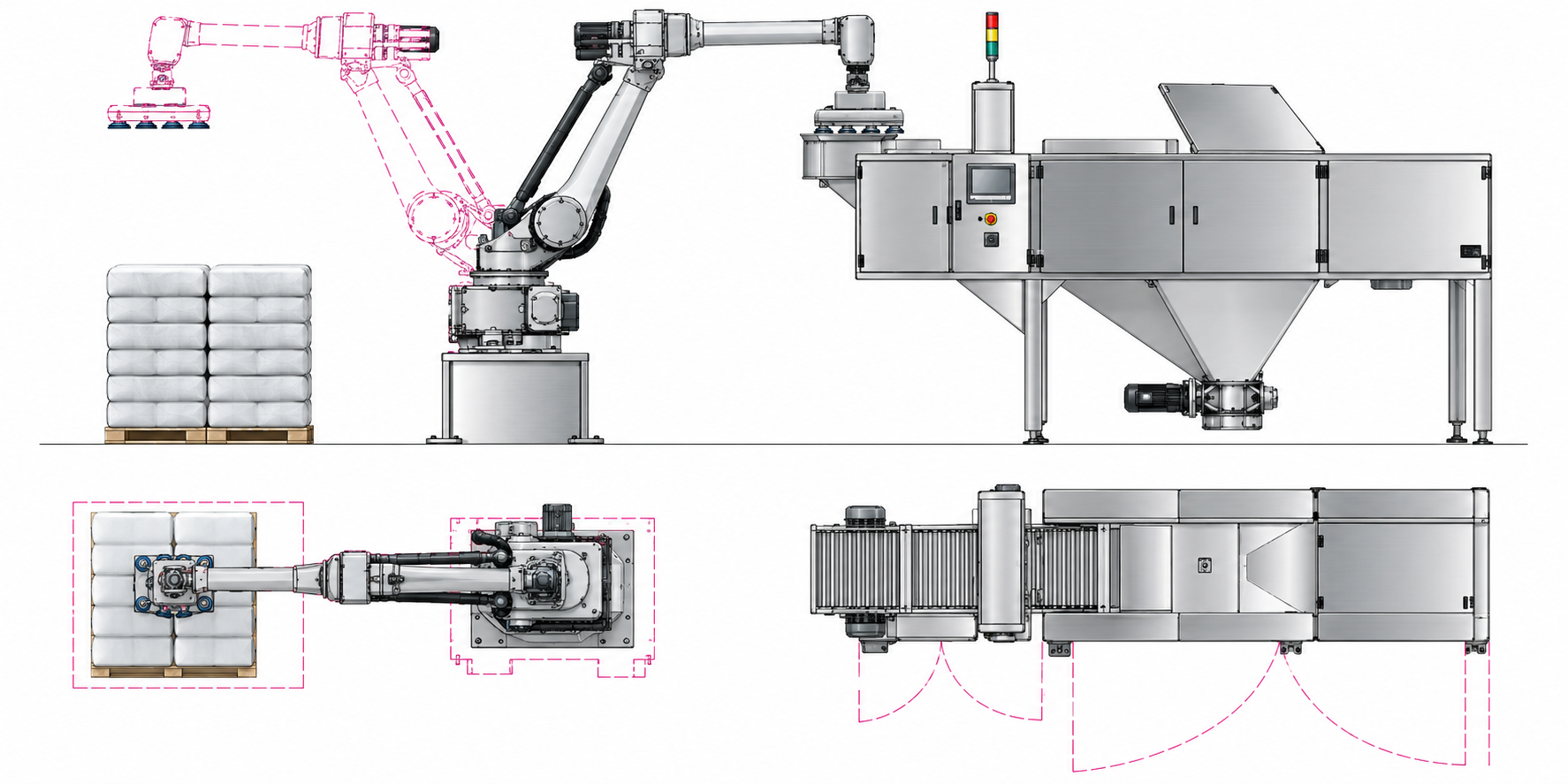 Automatic Bag Emptying Machine (FW),Automatic Bag Emptying Machine (FW) | TabTech GTS