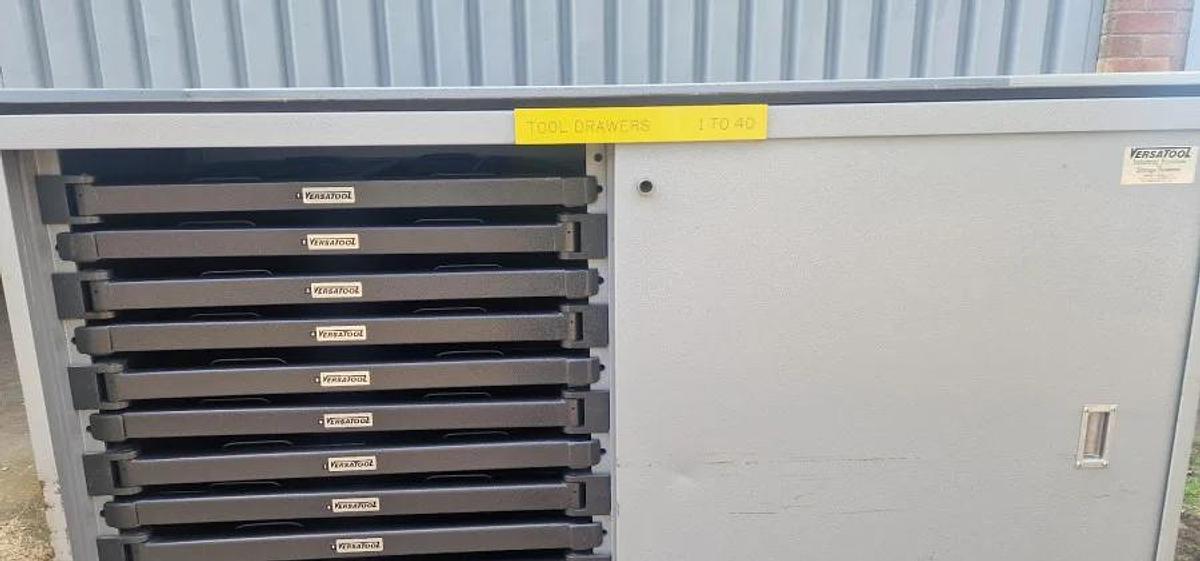 Used Versatool Punch Storage Cabinet