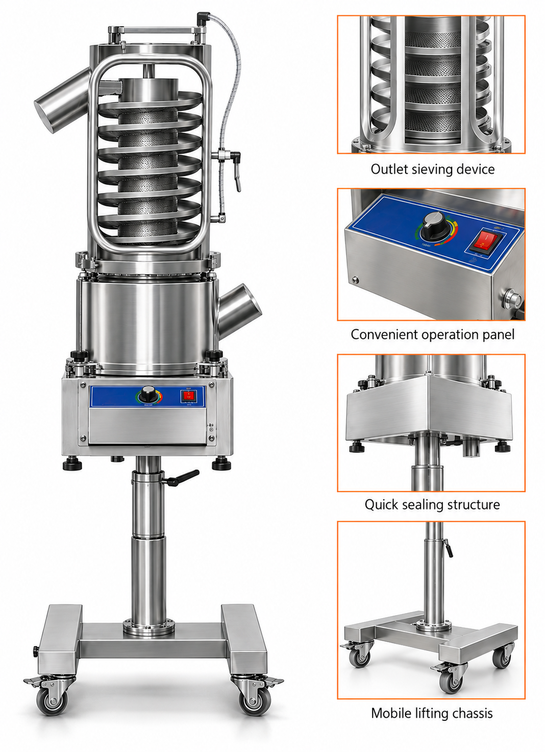 Upward Tablet Deduster (SZS750),Upward Tablet Deduster (SZS750) | TabTech GTS