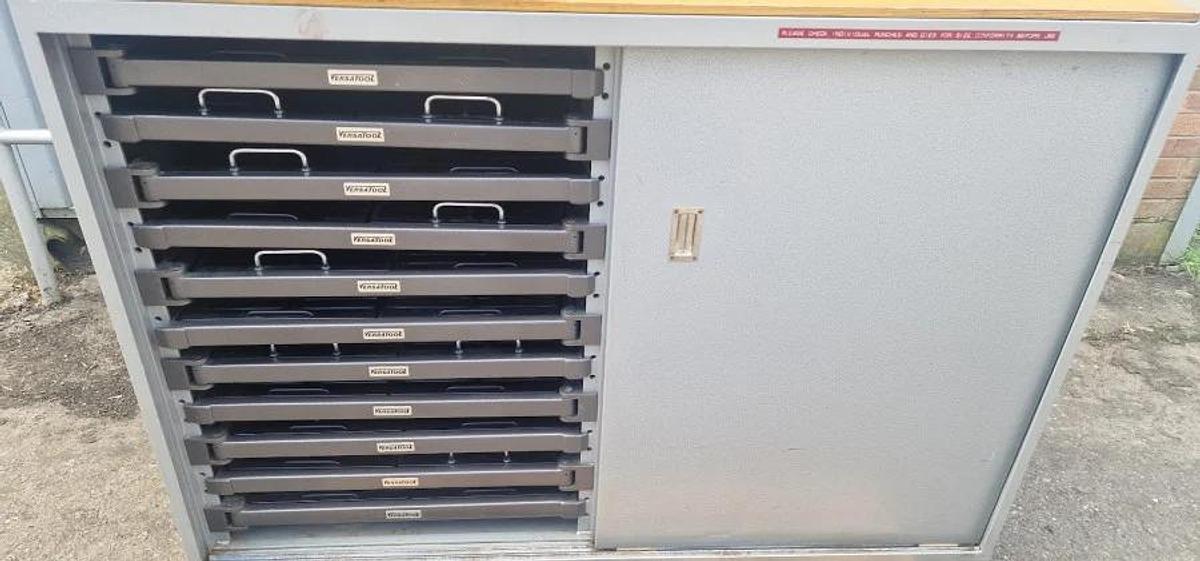 Used Versatool Punch Storage Cabinet