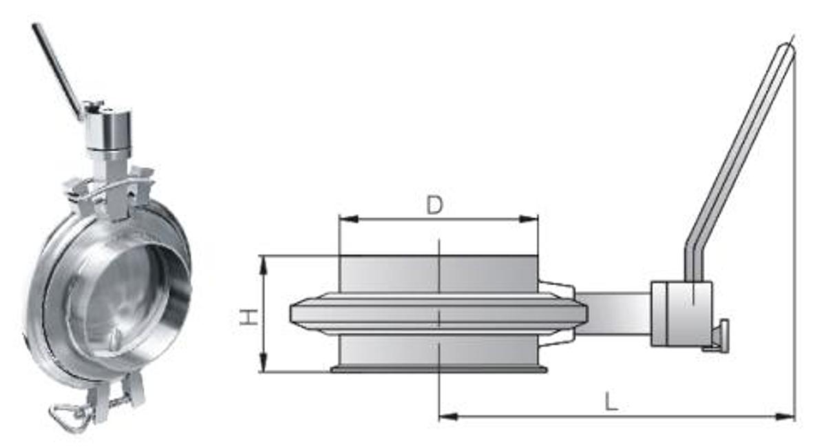 Standard Powder Butterfly Valve (ADF),Standard Powder Butterfly Valve (ADF) | TabTech GTS