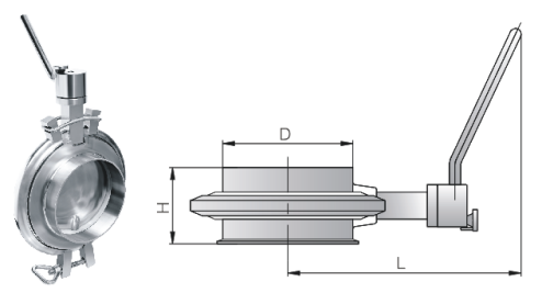 Standard Powder Butterfly Valve (ADF),Standard Powder Butterfly Valve (ADF) | TabTech GTS