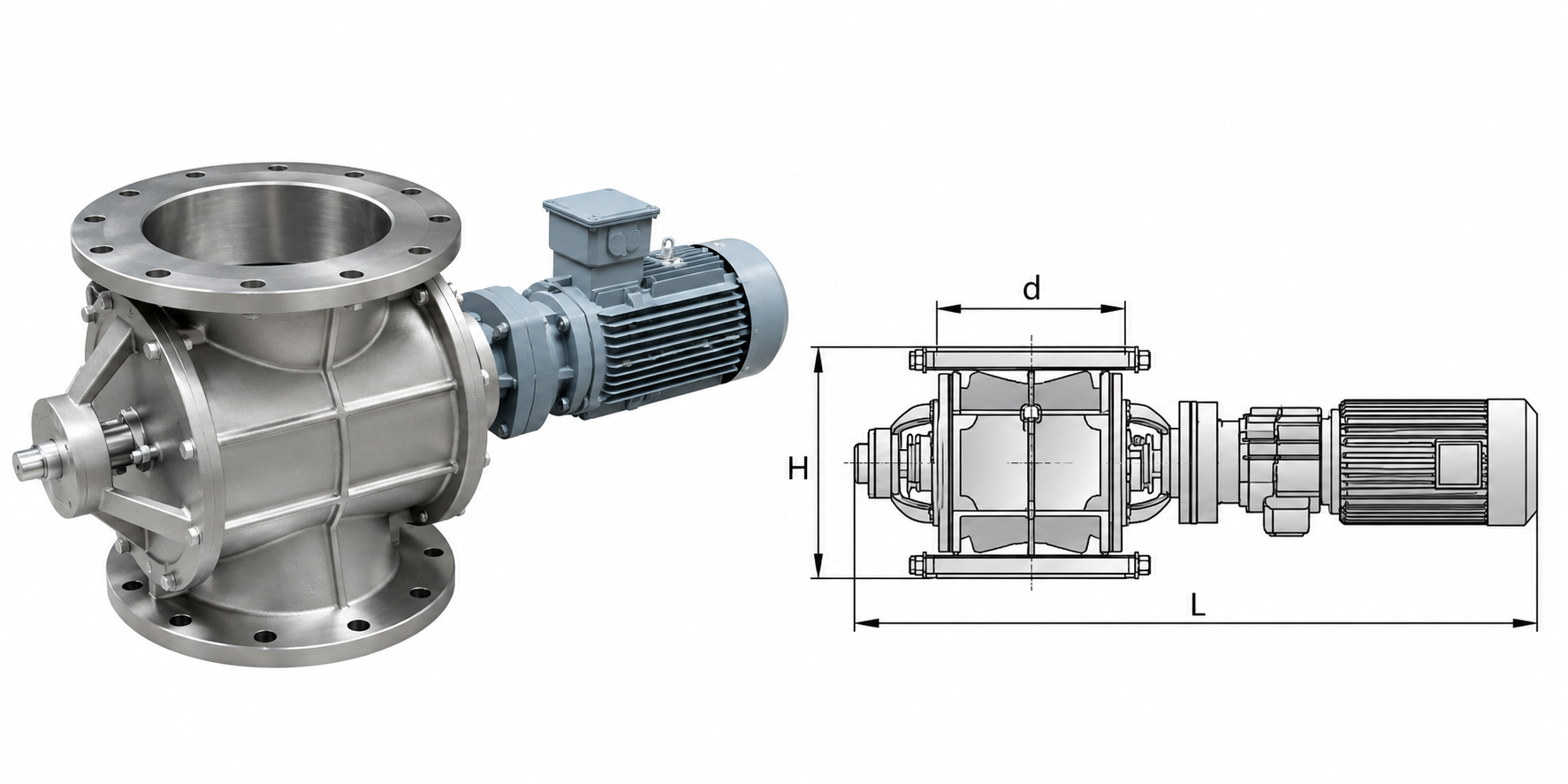 Rotary Discharge Valve (XXF),Rotary Discharge Valve (XXF) | TabTech GTS