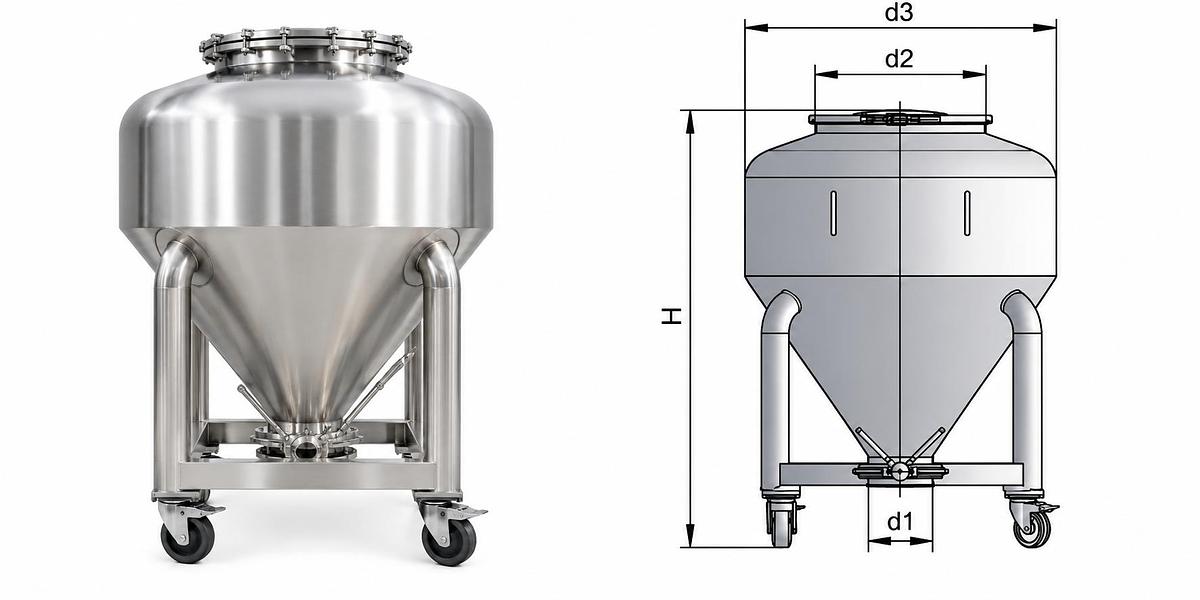 Round Transfer Hopper (LDC),Round Transfer Hopper (LDC) | TabTech GTS