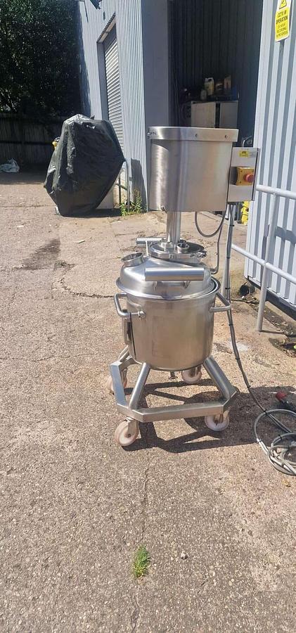 Used Stainless Steel Mixing Vessel 50 Litres