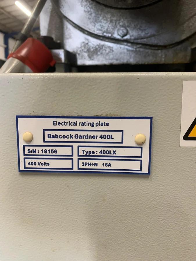 Used Babcock Gardner 400L Mixer