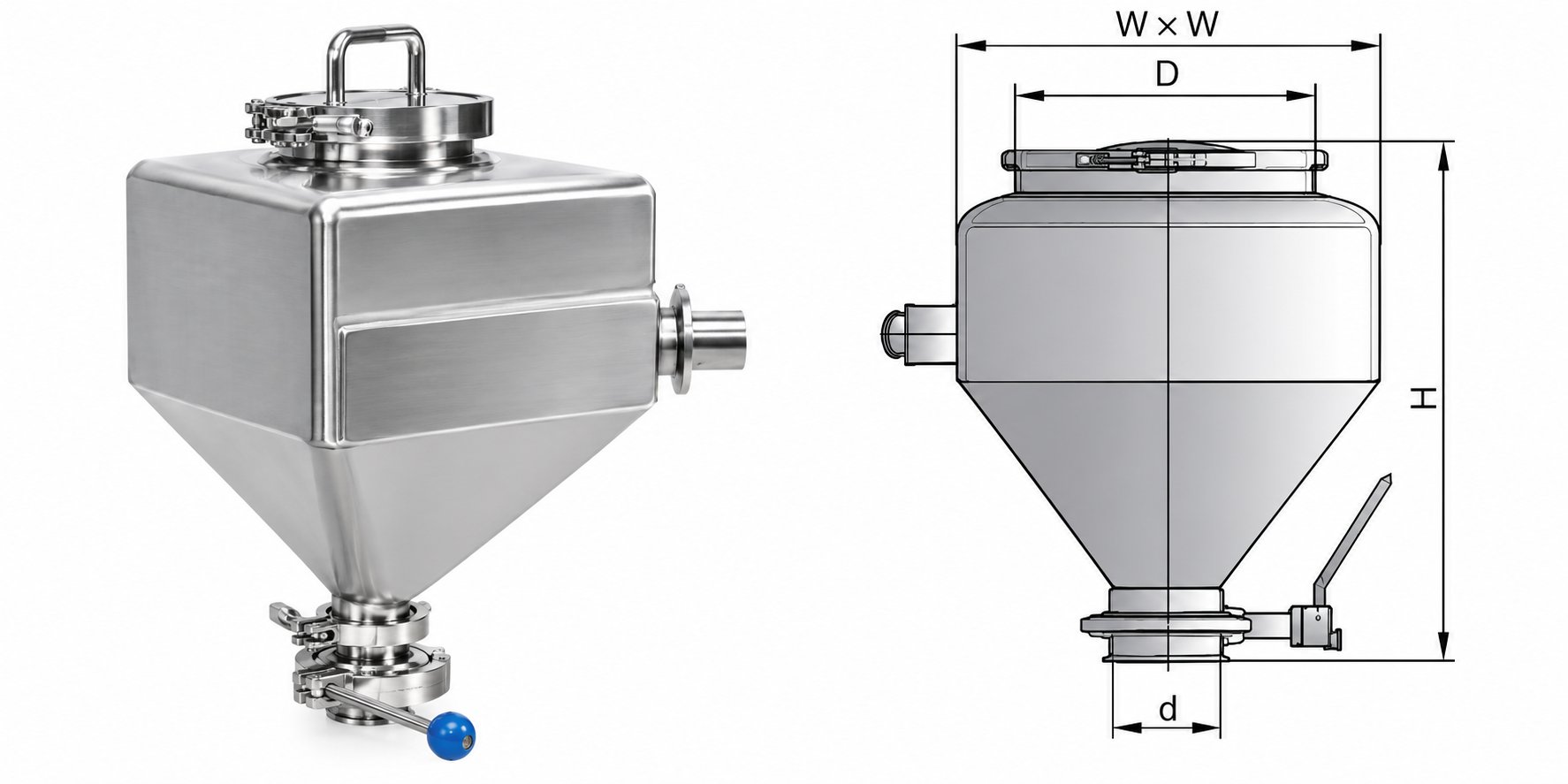 Mobile Mixing Hopper (LDS),Mobile Mixing Hopper (LDS) | TabTech GTS