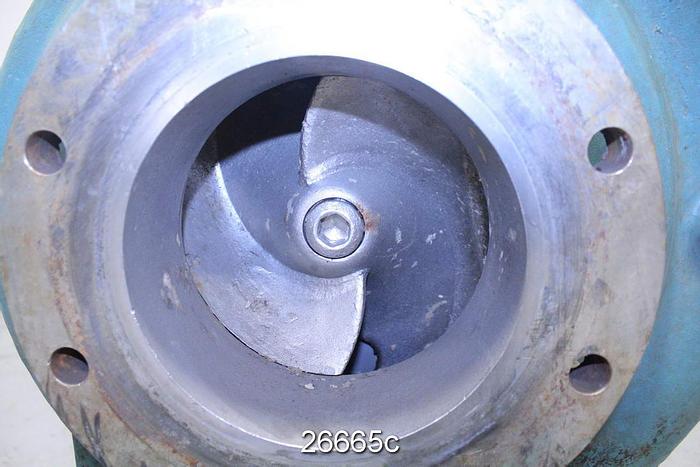 Used Goulds 3175 Pump, 6x8x18, 2/4 Vane 18" Impeller, Stainless Steel Casing #26665