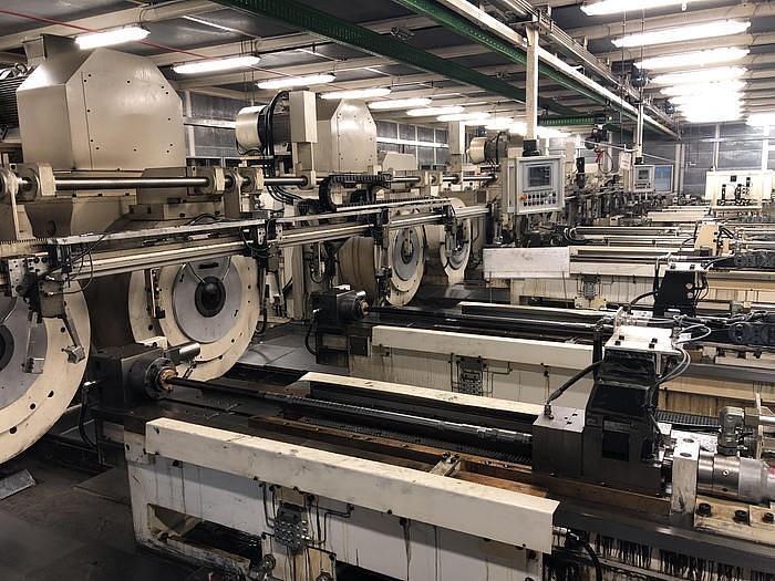 Used HMP HMP SWAGING LINE FOR PRODUCING HOLLOW DRIVE SHAFT'S OR AXLES    MACHINE INSTALLED NEW 2015