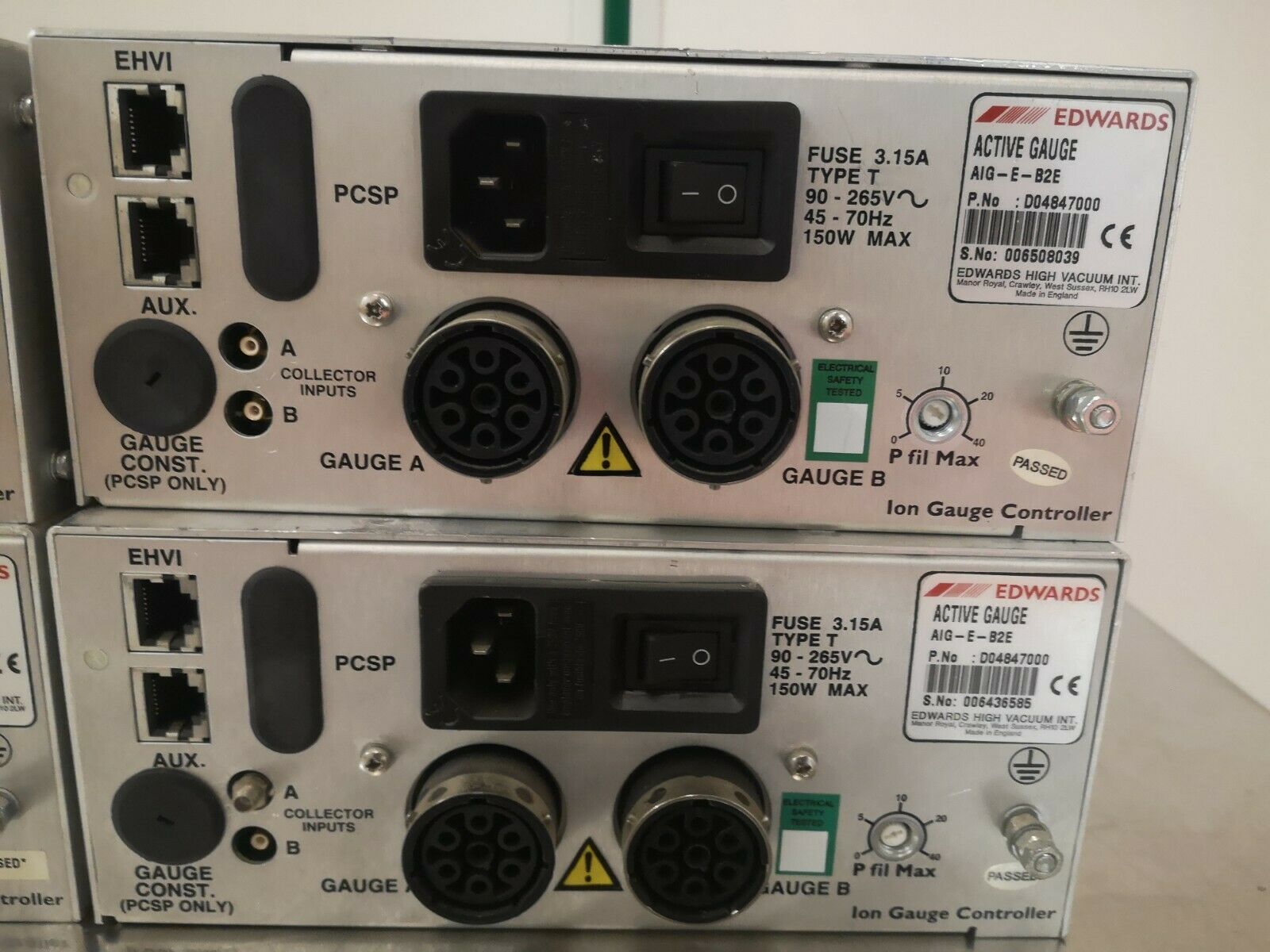 Used ION GAUGE CONTROLLER AIG-E-B2E