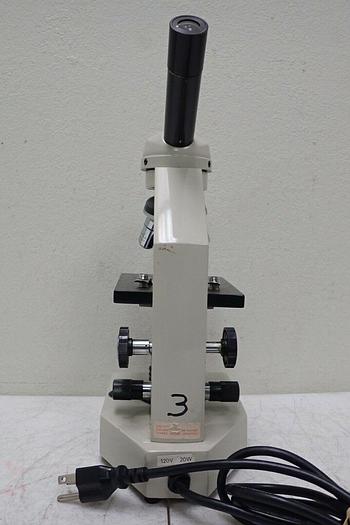 Used L&M? Unbranded Compact Student Monocular Microscope with 3 Objectives