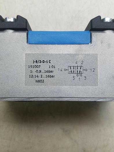 Used Festo Pneumatic valve J-5/2-D-1-C