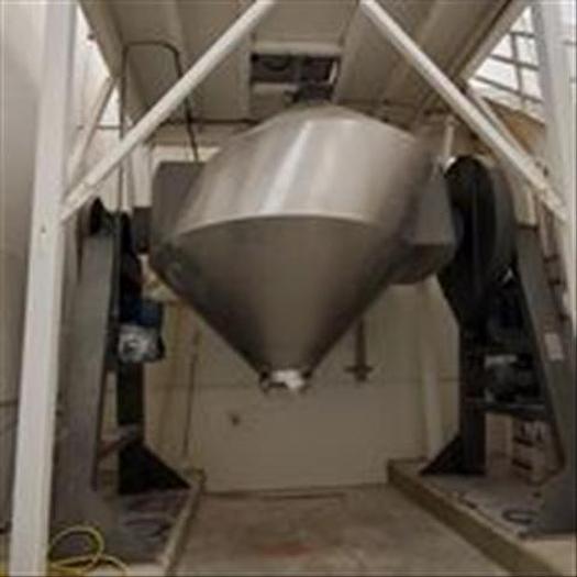 Used 150 CU. FT. GEMCOMATIC DOUBLE CONE BLENDER - S/S