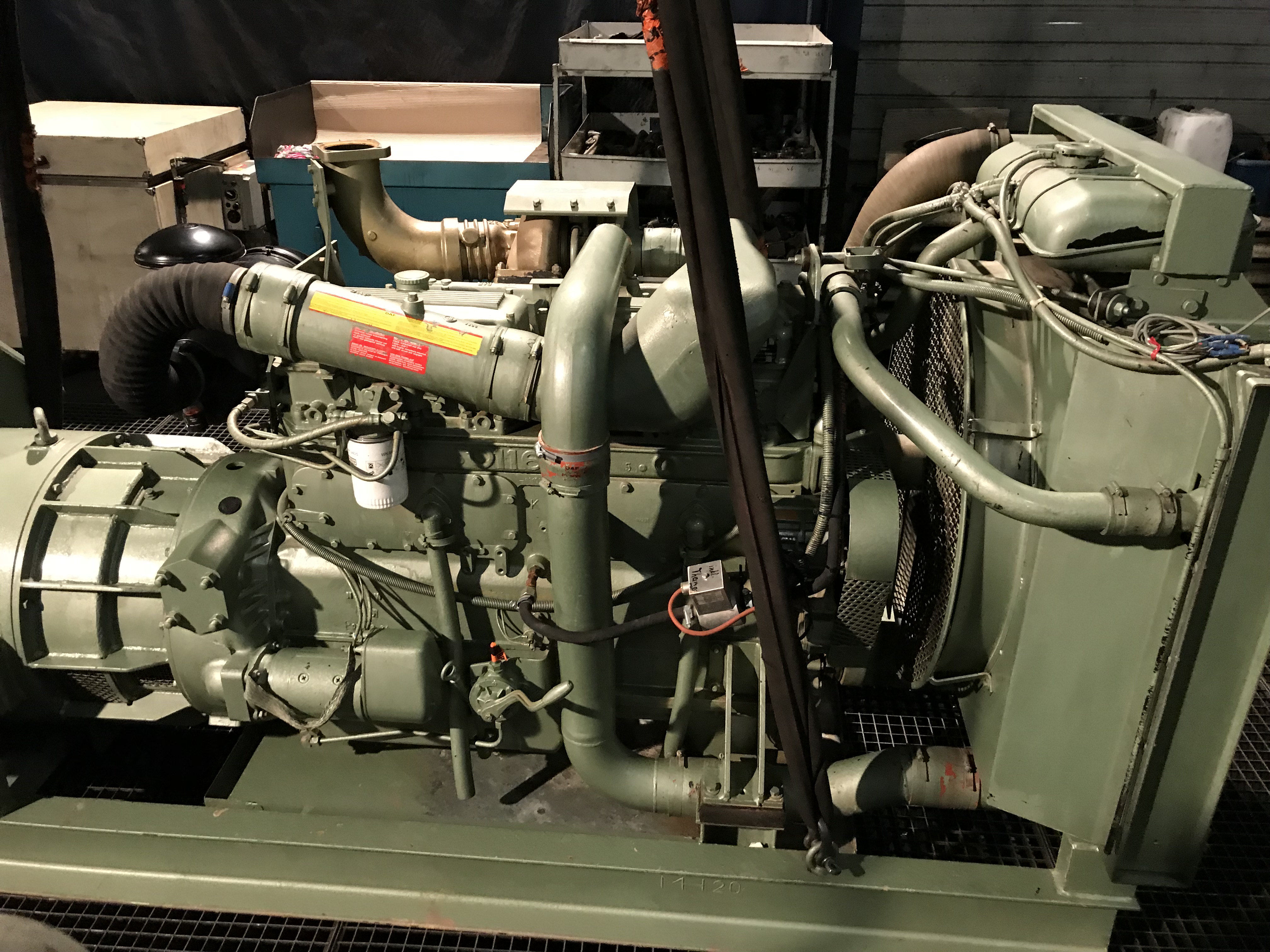 Used 1984 DAF DKS1160A / GEN.SET 200 KVA