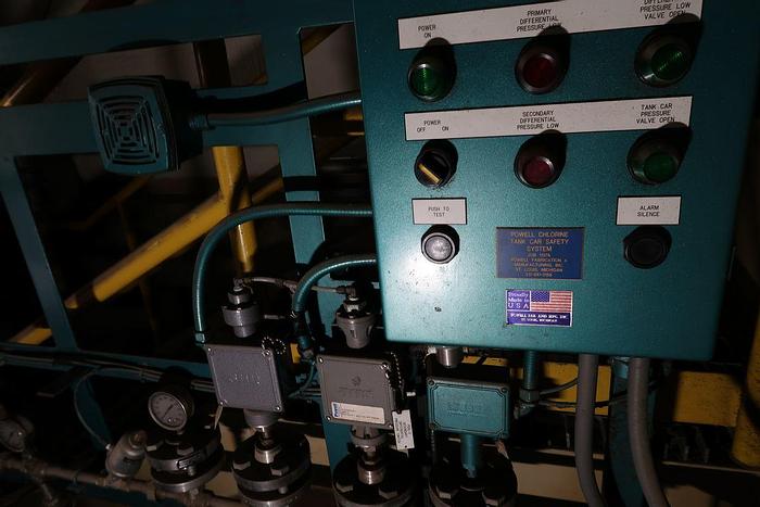 Used POWELL FAB. & MANUFACTURING CHLORINE TANK CAR SAFETY SYSTEM