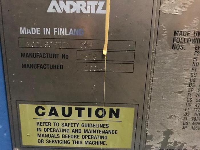 Used ANDRITZ MODUSCREEN C6R S/S 100 HP