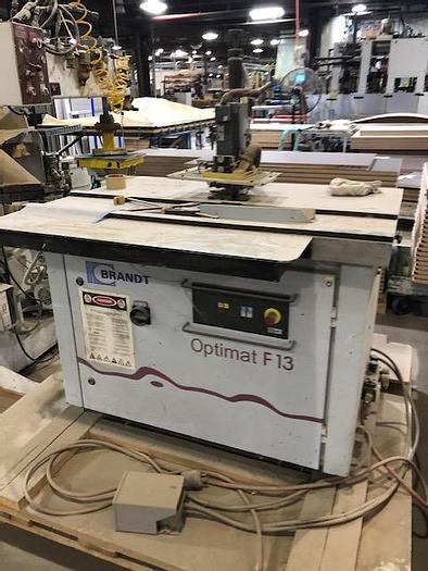 Used Brandt Optimat F-13 Top and Bottom Trimmer