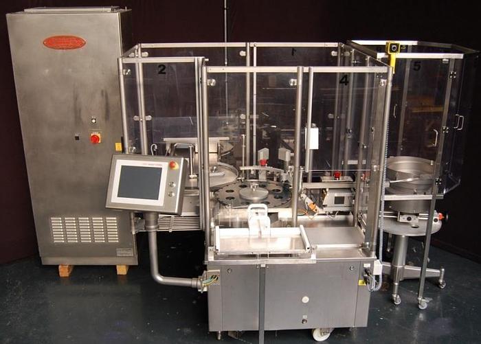 Used J 14553 D - Liquid Filler / Stopper Inserter BAUSCH + STRÖBEL KSF 1025