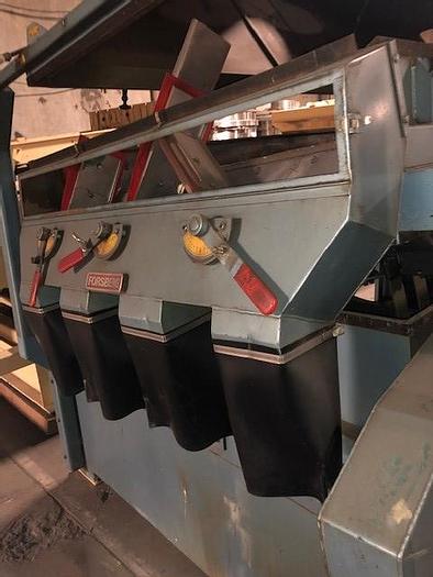 Used Forsberg Line Gravity Table TKV 2000
