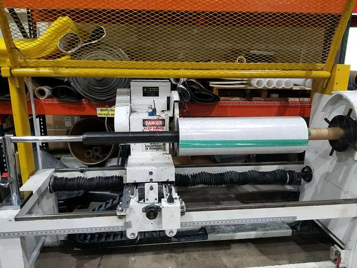 Used 60" DUSENBERY SINGLE KNIFE AUTOMATIC LOG SLITTER MAX DIAMETER 12"