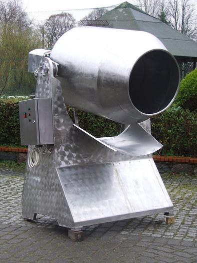 Used Mieszalnik bębnowy z hydrauliczną regulacją kąta mieszania i wysypu produktu