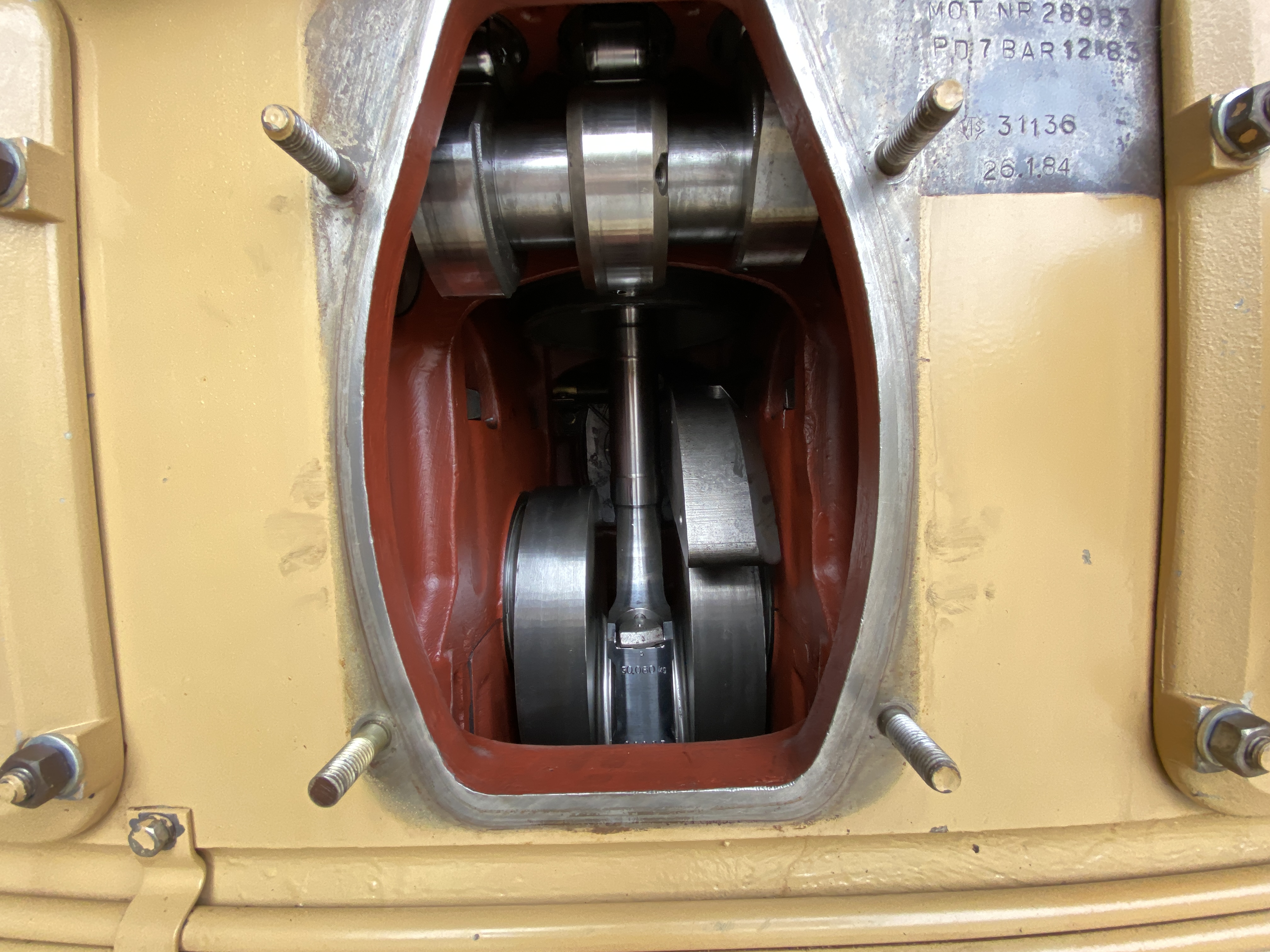 Used MAK 6M282 GEN.SET 1210 KVA