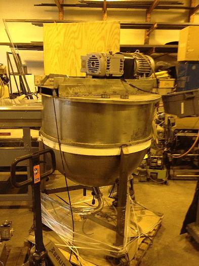 Used 150 GALLON SINGLE MOTION KETTLE – S/S – JACKETED – #8034