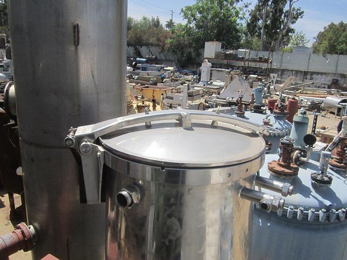Used Cooker, 250 Gallon, Vertical, 316 S/st, Jkt, Agit, #C732516