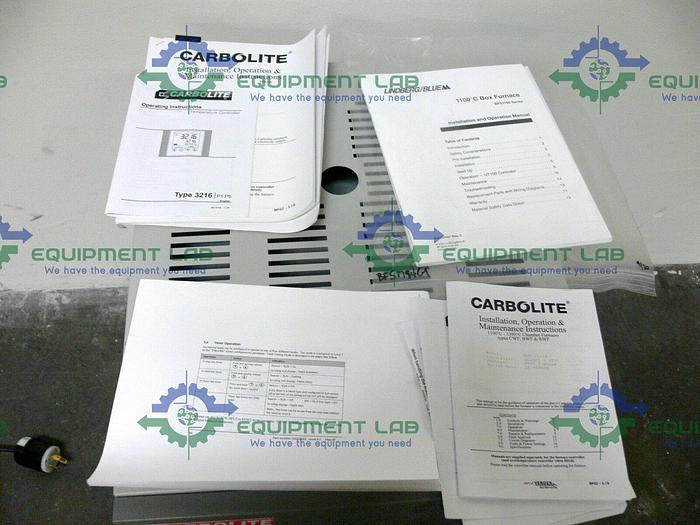 Used Carbolite Ashing Laboratory Chamber Furnace BWF 11/13  1100°C