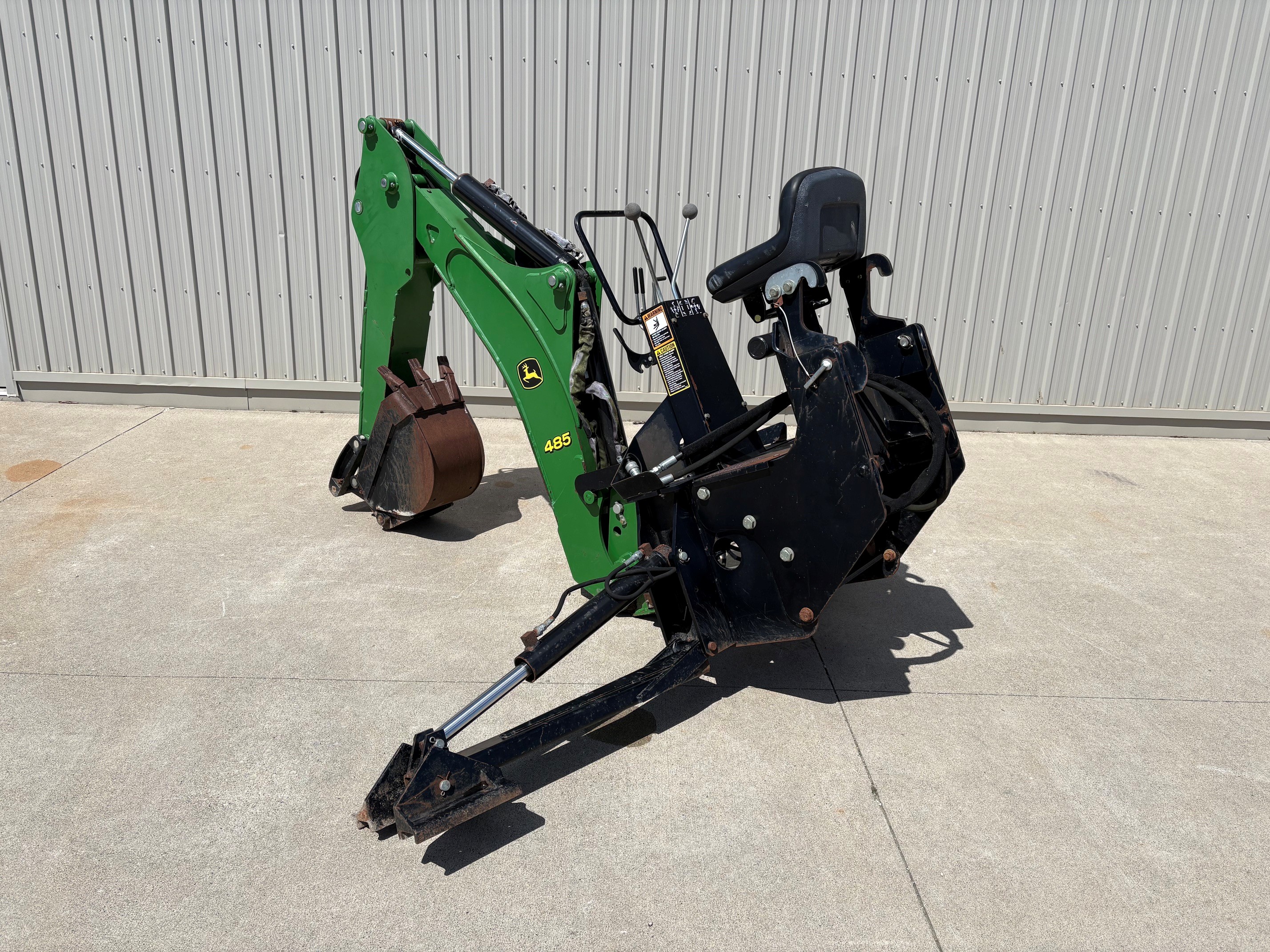 Used John Deere 485 Rear Tractor Backhoe U#2855