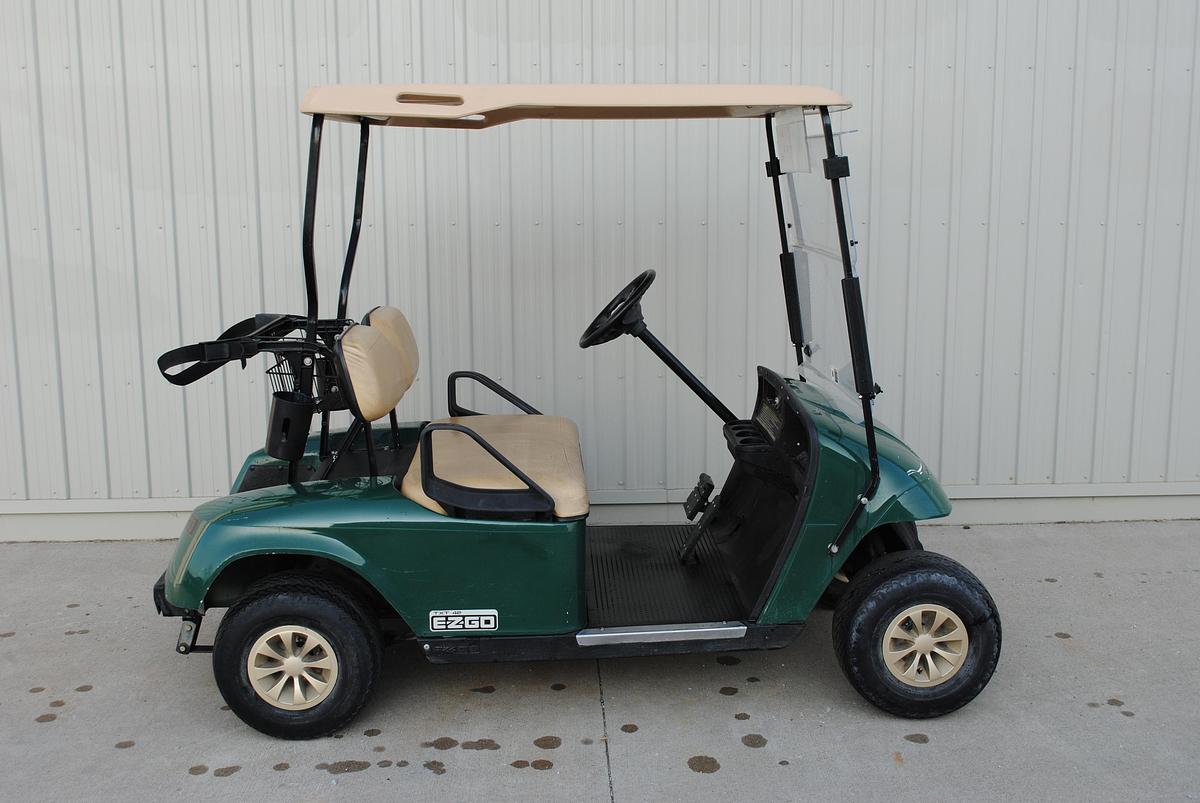 Used 2011 Green EZGO TXT 48V Electric Golf Cart U#1160G
