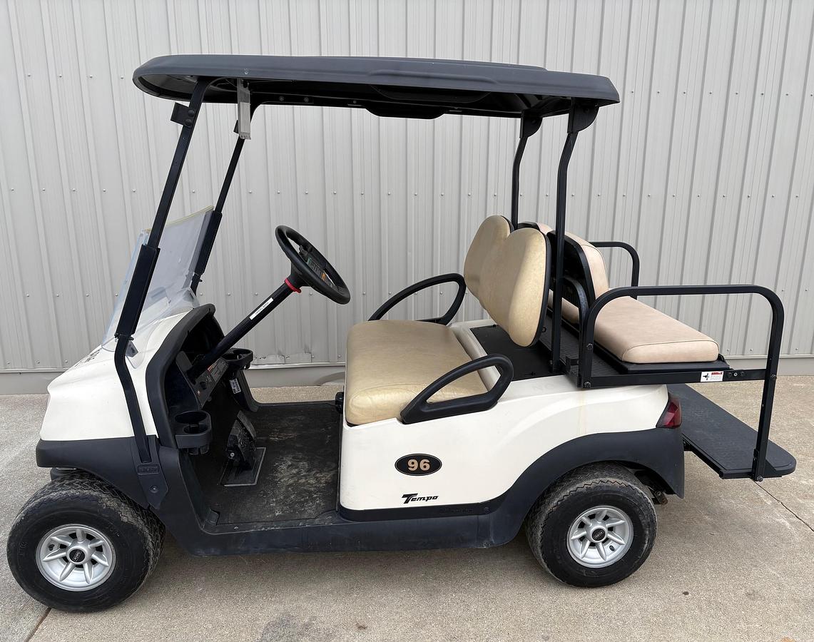 Used 2019 Cashmere Club Car Tempo Electric Golf Cart U#959G