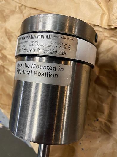 Used MKS Instruments Model: 627BX.1MDD9B Type 627B Absolute Pressure Transducer